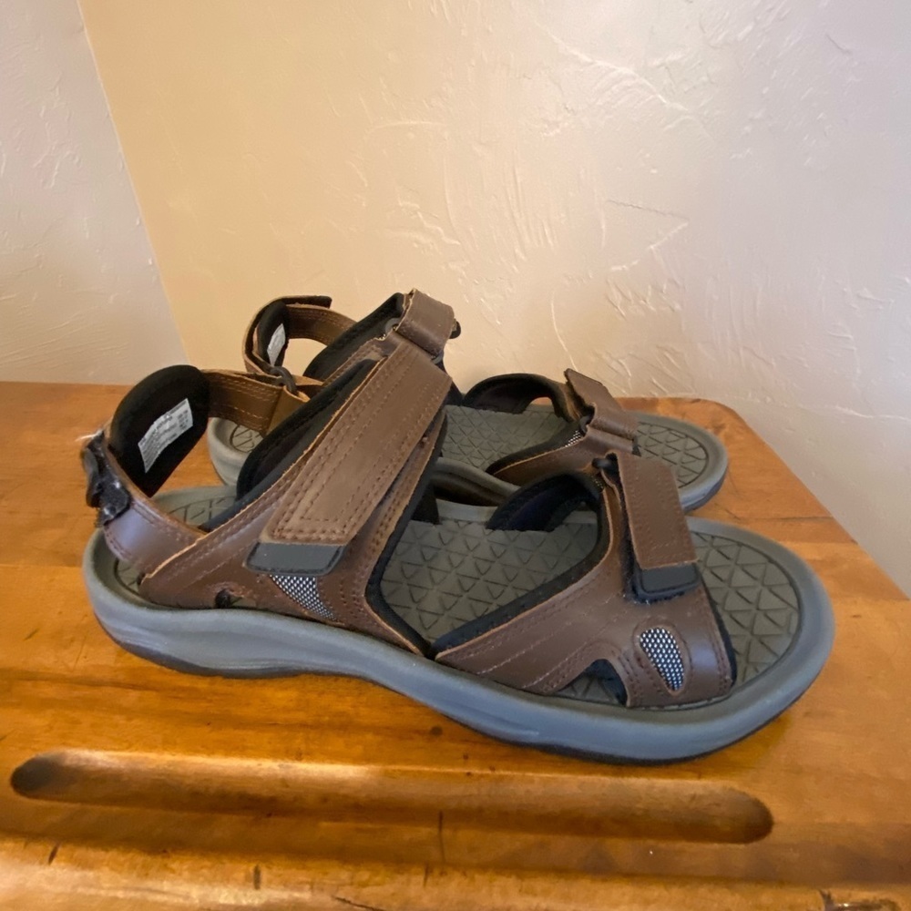 Eddie Bauer Hank Mens Sporty Sandals Brown Sz 13 M